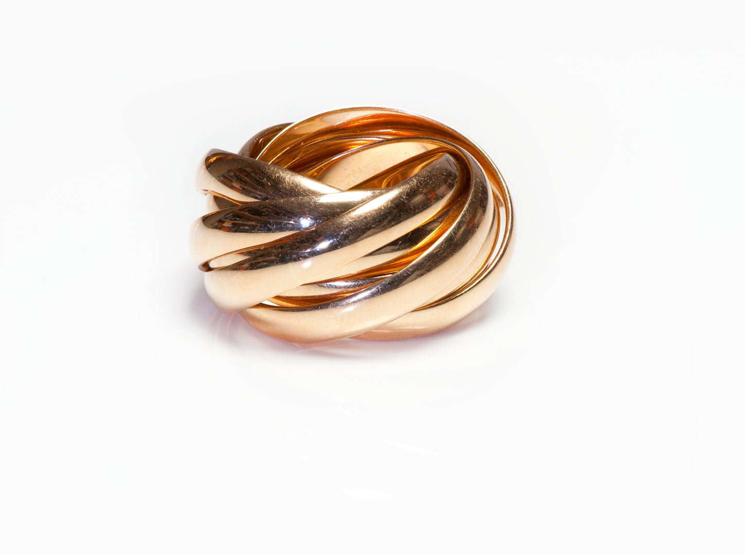 Tiffany & Co. Paloma Picasso 18K Gold Melody Nine Band Ring