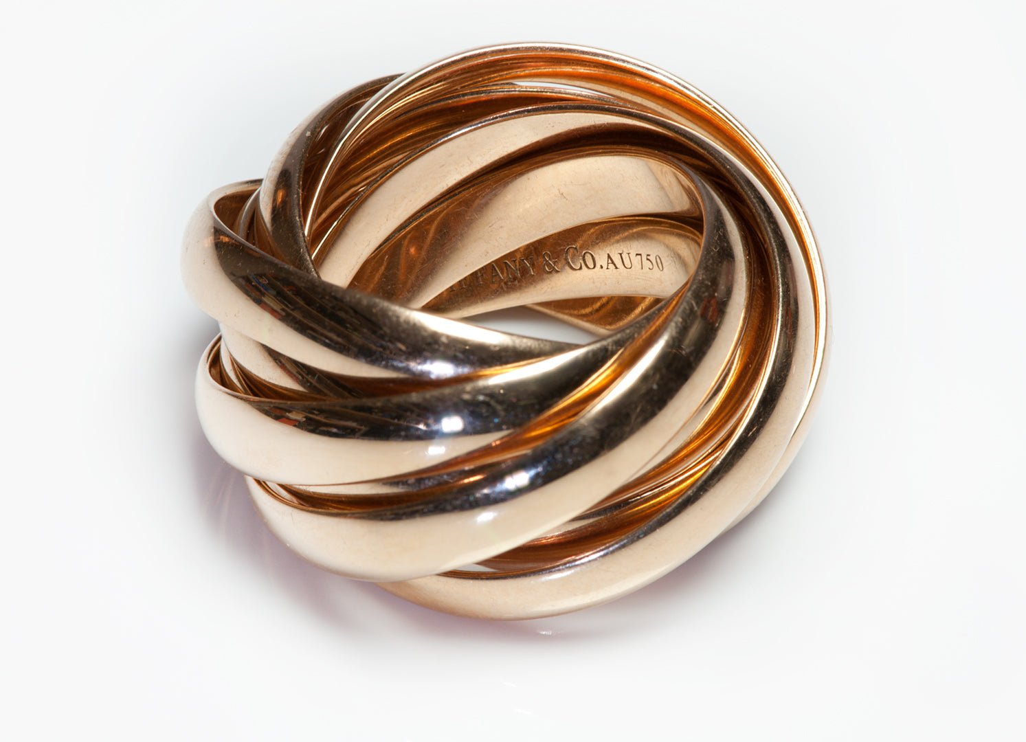 Tiffany & Co. Paloma Picasso 18K Gold Melody Nine Band Ring