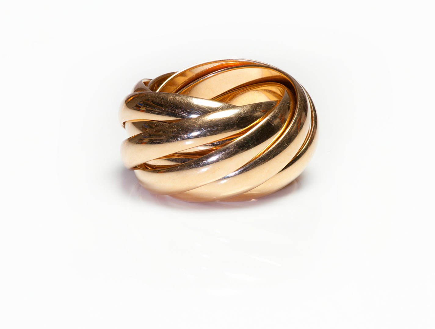 Tiffany & Co. Paloma Picasso 18K Gold Melody Nine Band Ring