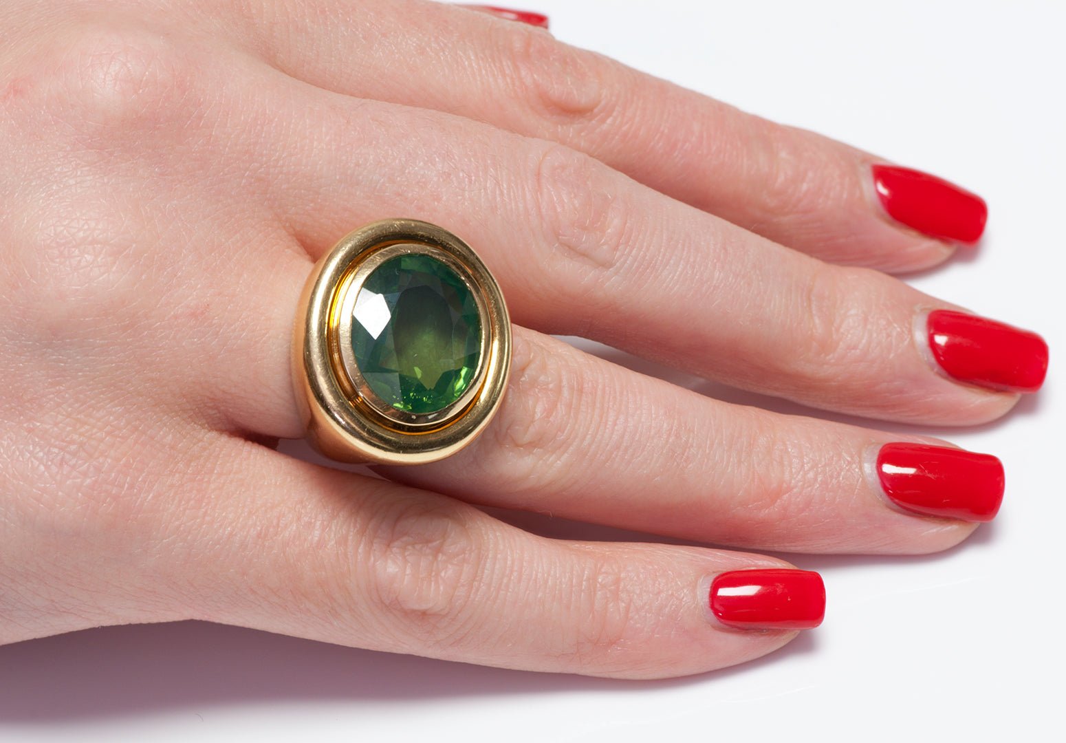 Tiffany & Co. Paloma Picasso 18K Gold Peridot Ring