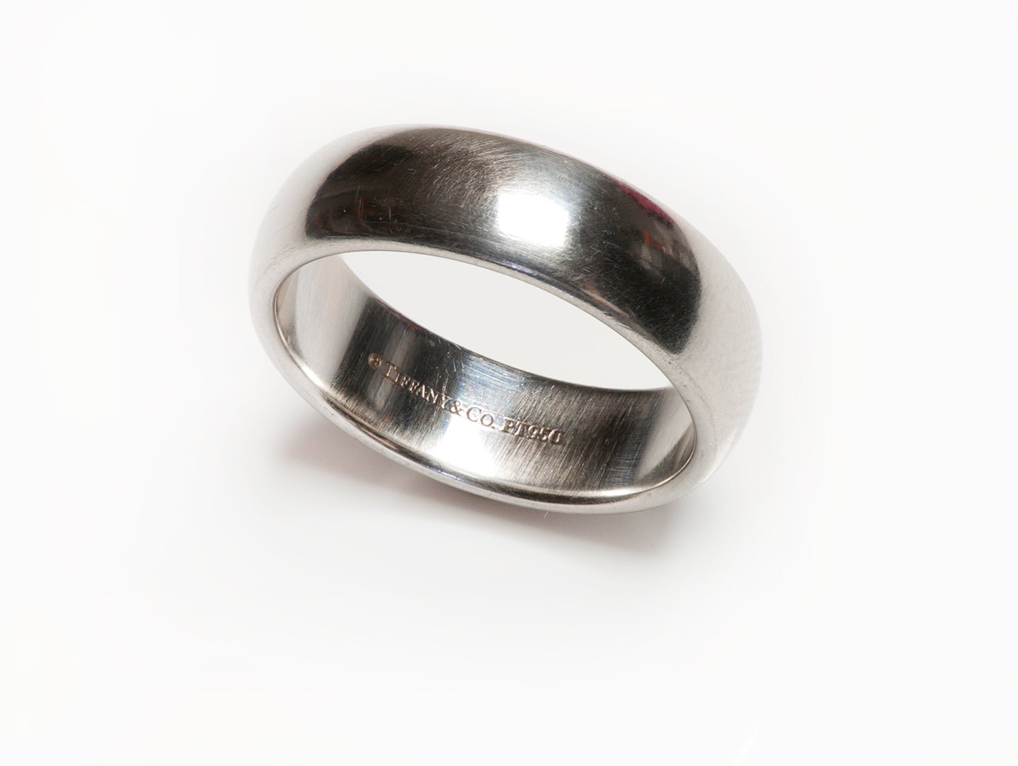 Tiffany & Co. Platinum Ring Band 6mm