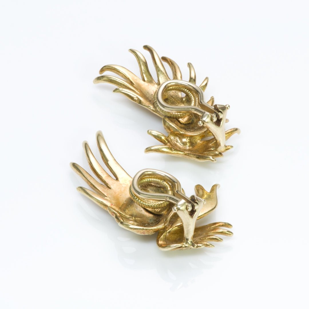 Tiffany & Co. Schlumberger Gold Earrings
