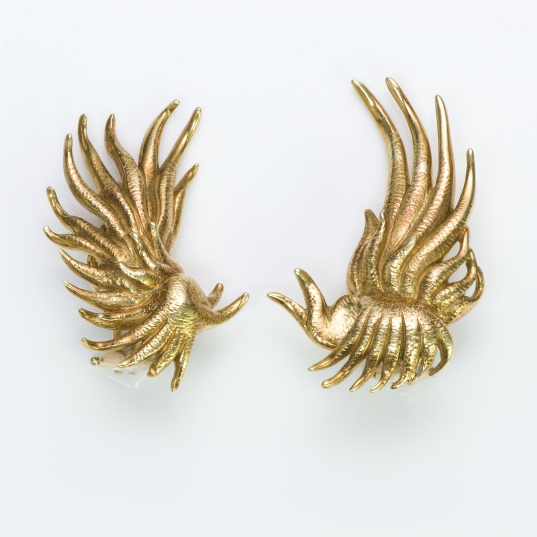 Tiffany & Co. Schlumberger Gold Earrings