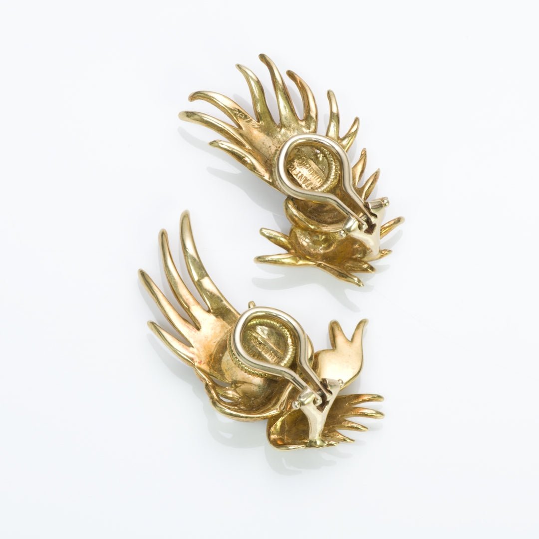 Tiffany & Co. Schlumberger Gold Earrings