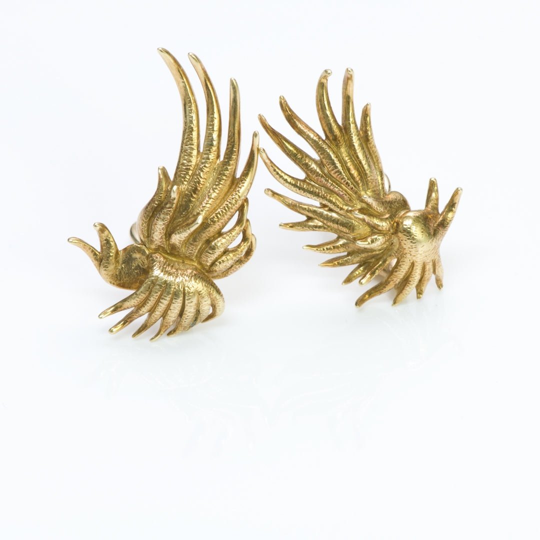 Tiffany & Co. Schlumberger Gold Earrings