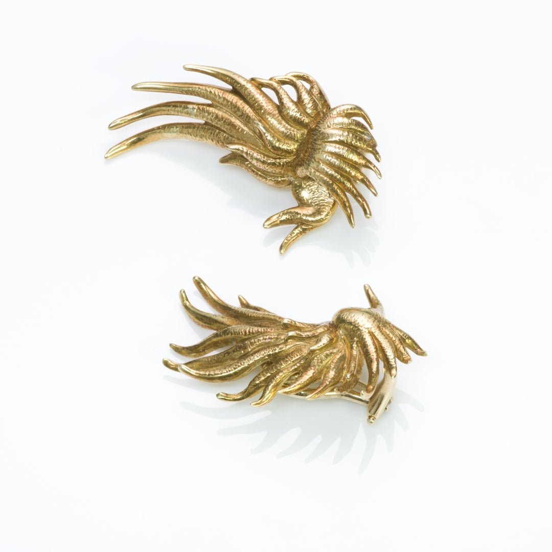 Tiffany & Co. Schlumberger Gold Earrings