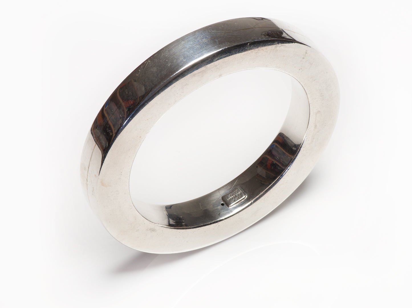Tiffany & Co. Sterling Doughnut Bangle Bracelet