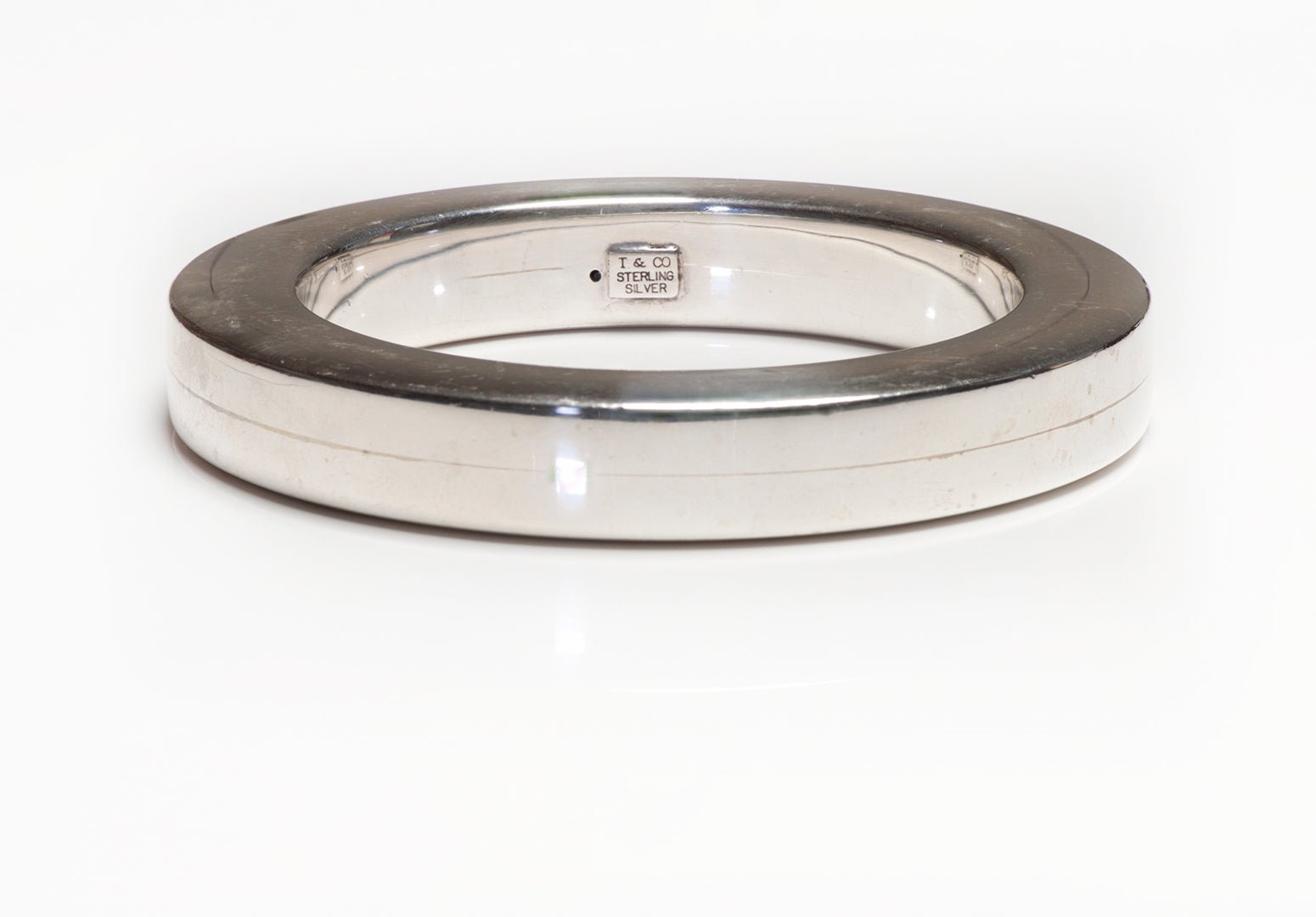 Tiffany & Co. Sterling Doughnut Bangle Bracelet