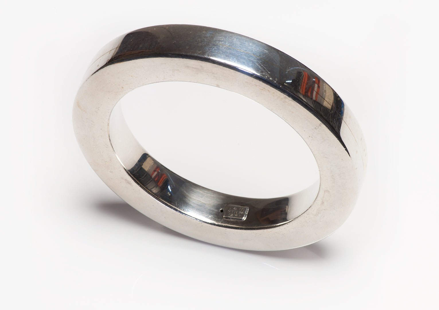 Tiffany & Co. Sterling Doughnut Bangle Bracelet