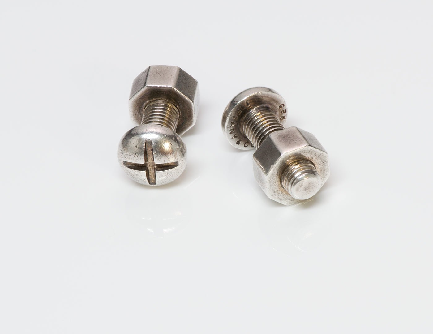 Tiffany & Co. Sterling Nut & Bolt Cufflinks