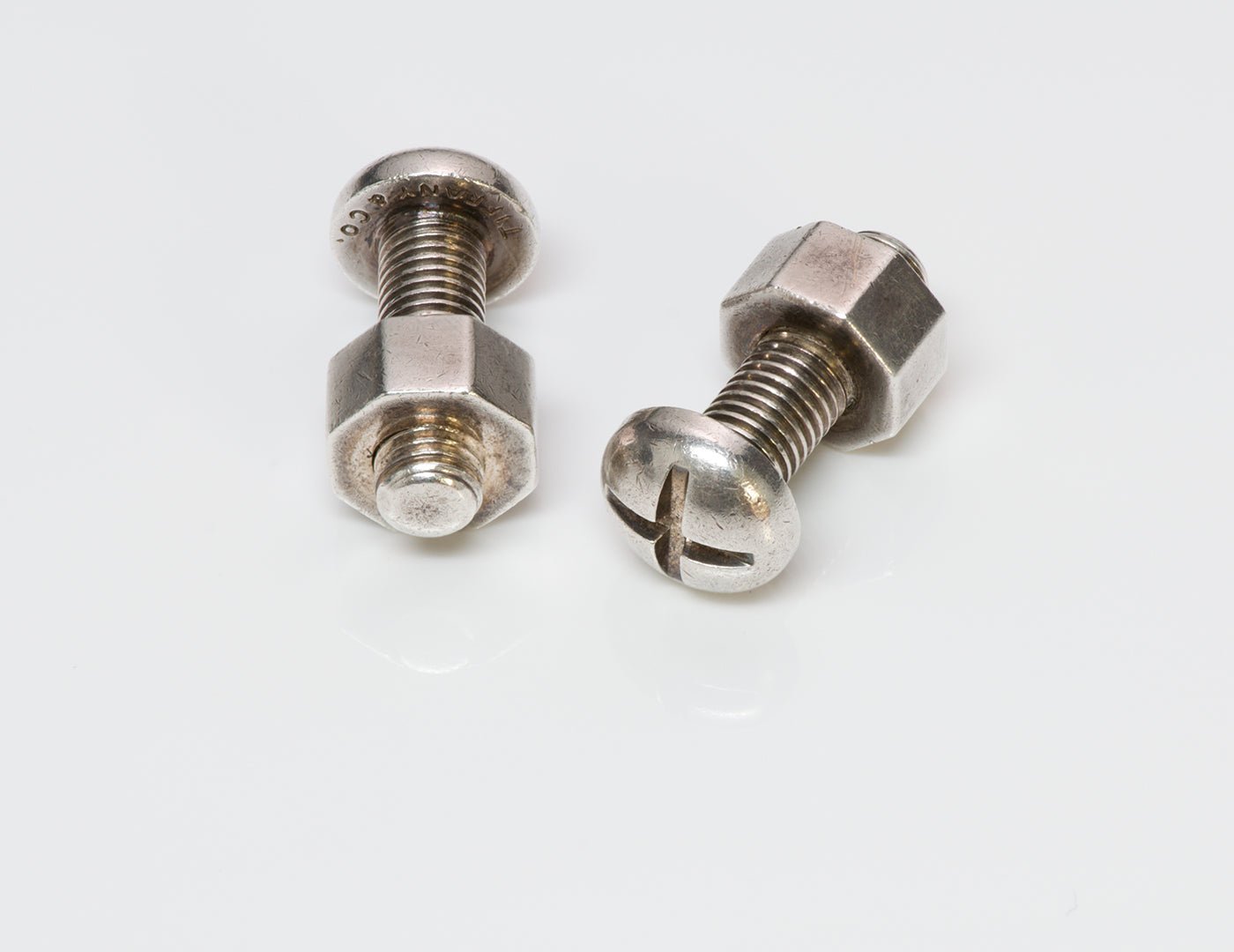 Tiffany & Co. Sterling Nut & Bolt Cufflinks