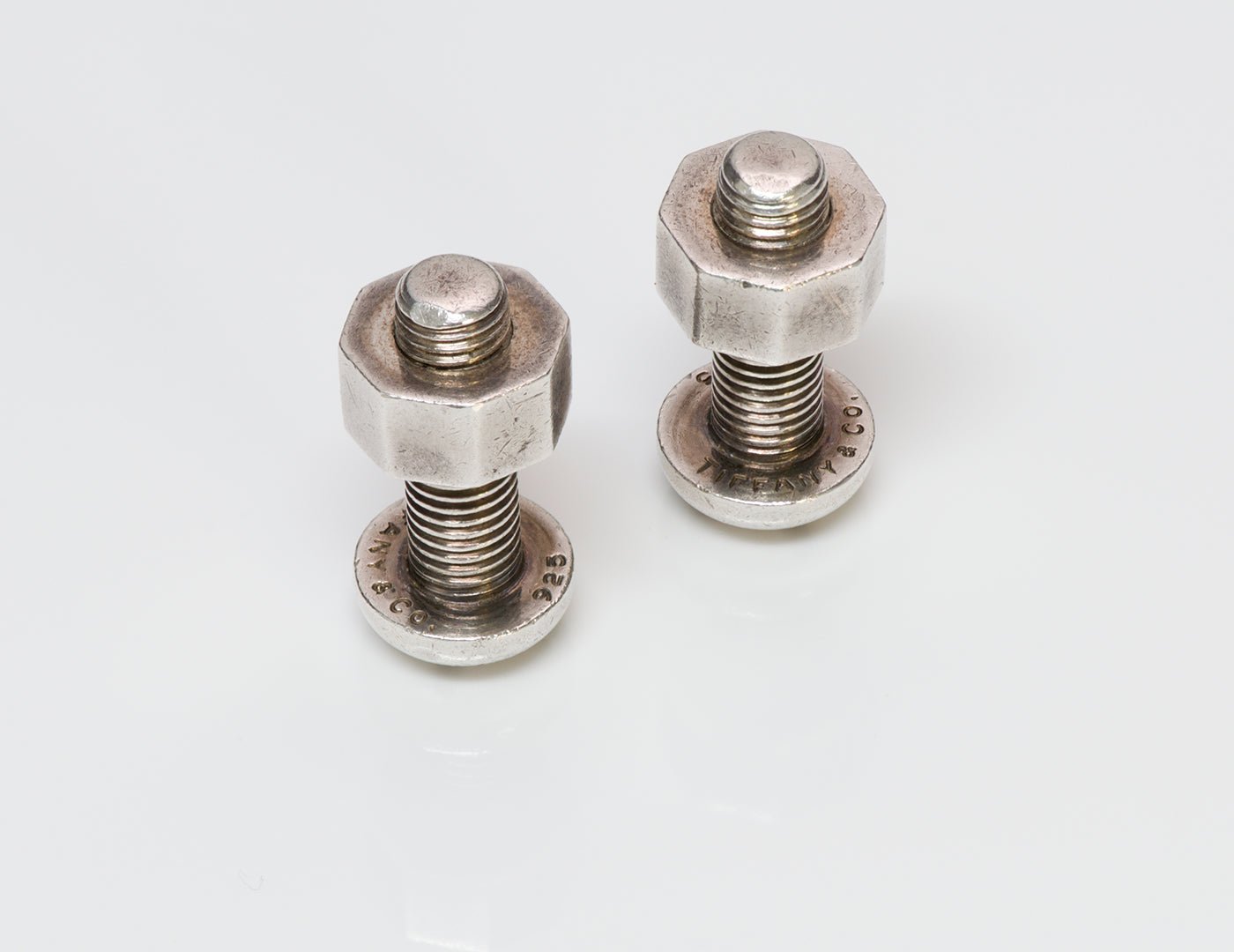 Tiffany & Co. Sterling Nut & Bolt Cufflinks