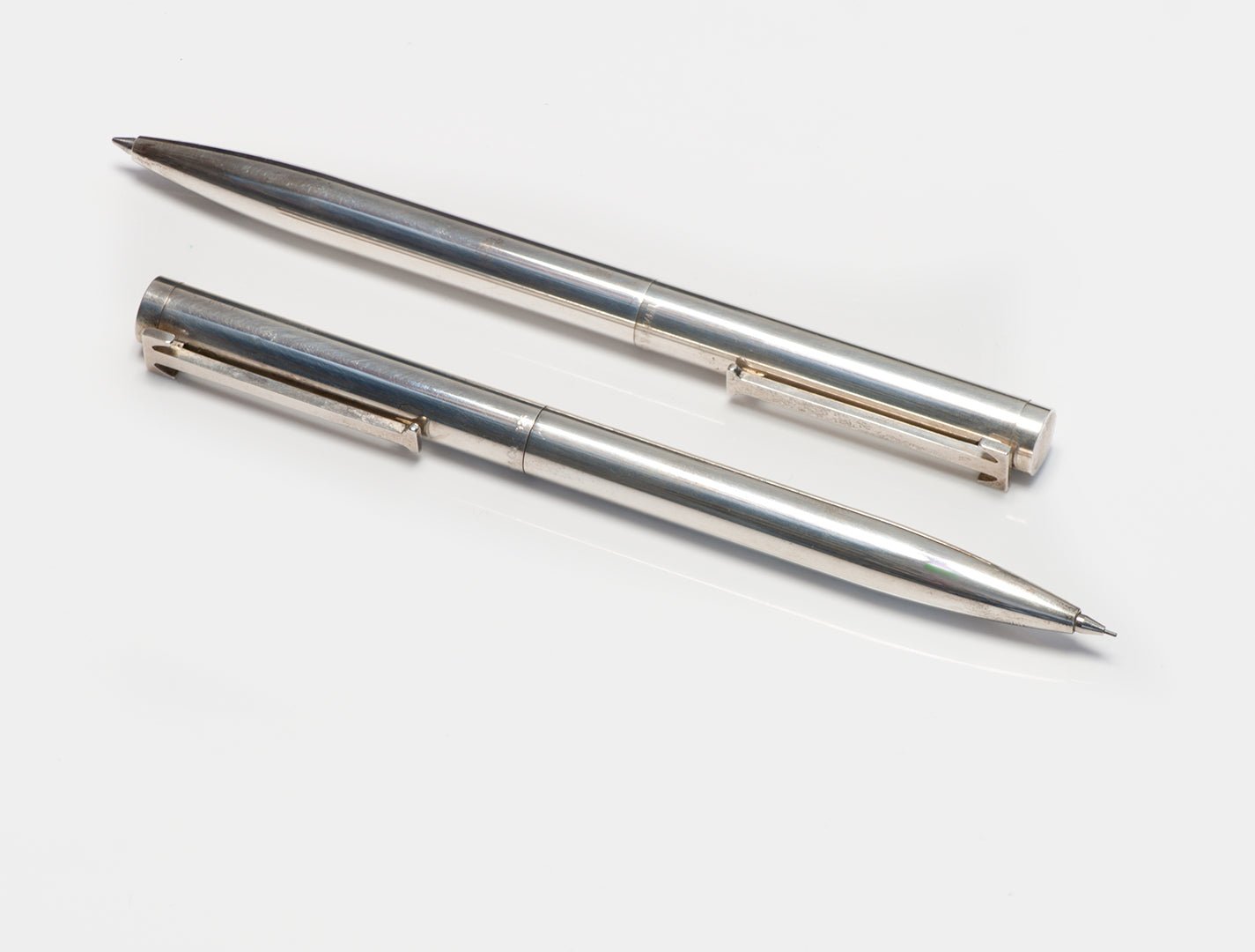 Tiffany & Co. Sterling Silver Pencil and Ballpoint Pen Set & Box