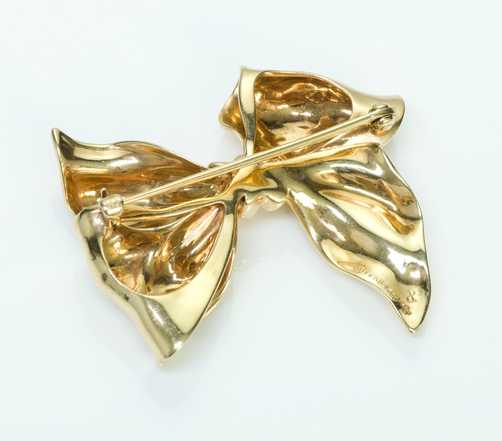 Tiffany & Co. Vintage Gold Bow Brooch