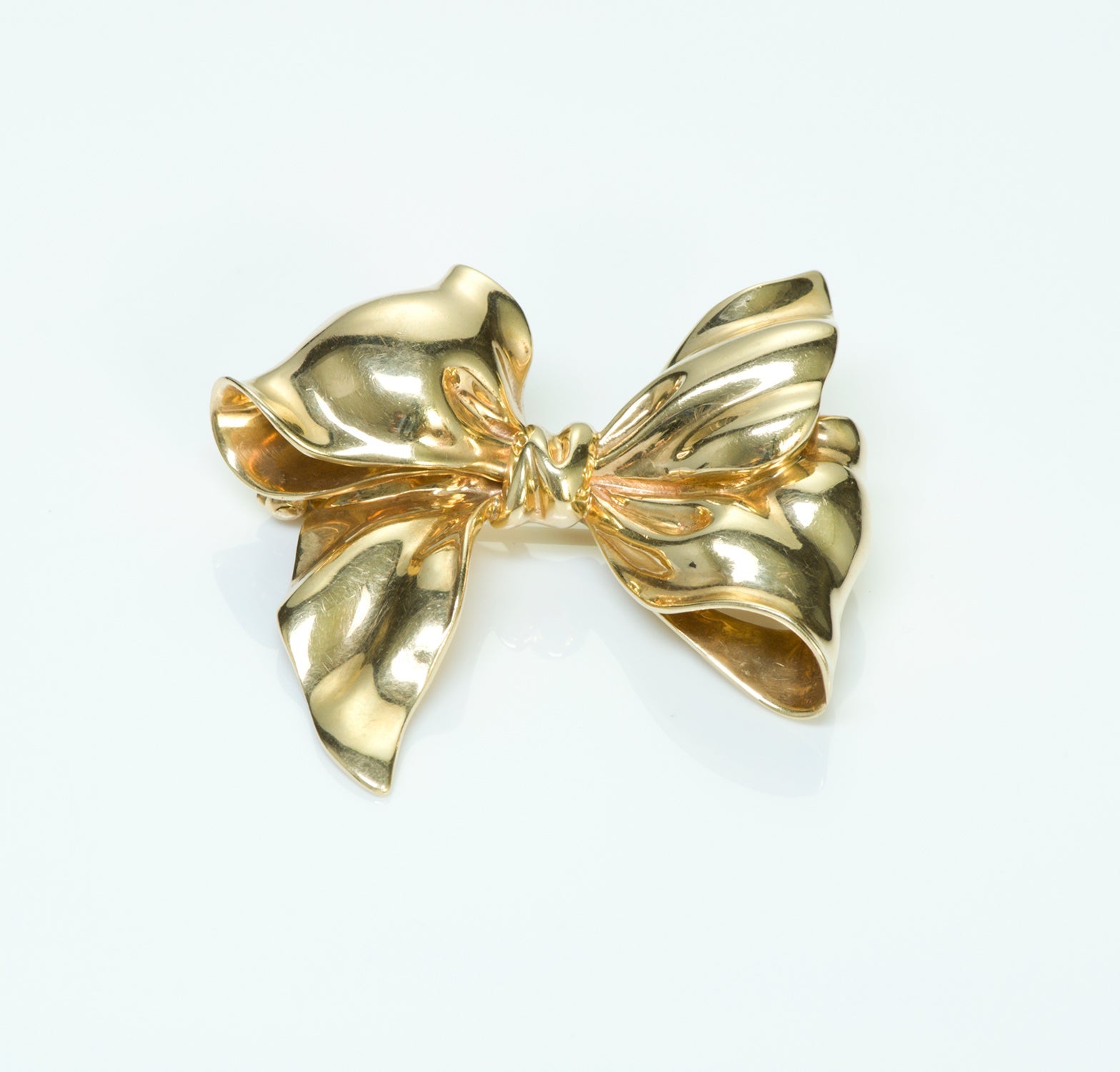 Tiffany & Co. Vintage Gold Bow Brooch
