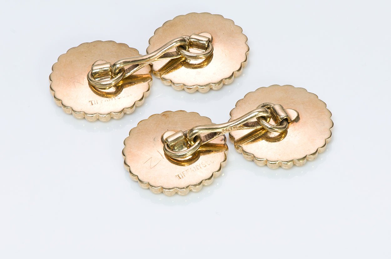 Tiffany & Co. Yellow Gold Cufflink Stud Set