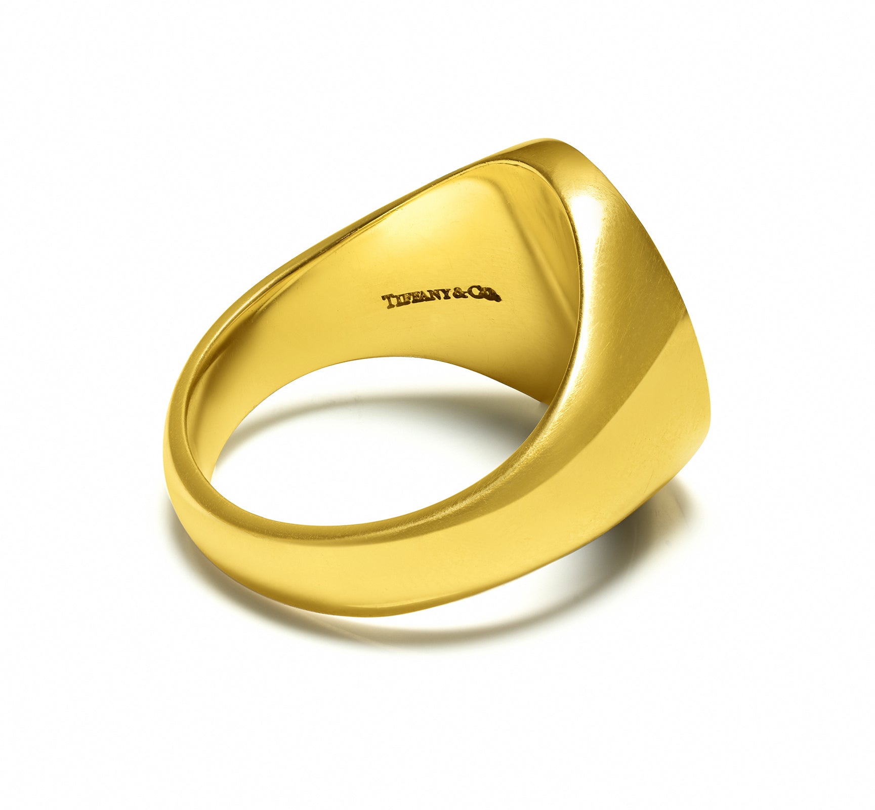 Tiffany & Co. 18K Yellow Gold Men’s Classic Signet Ring