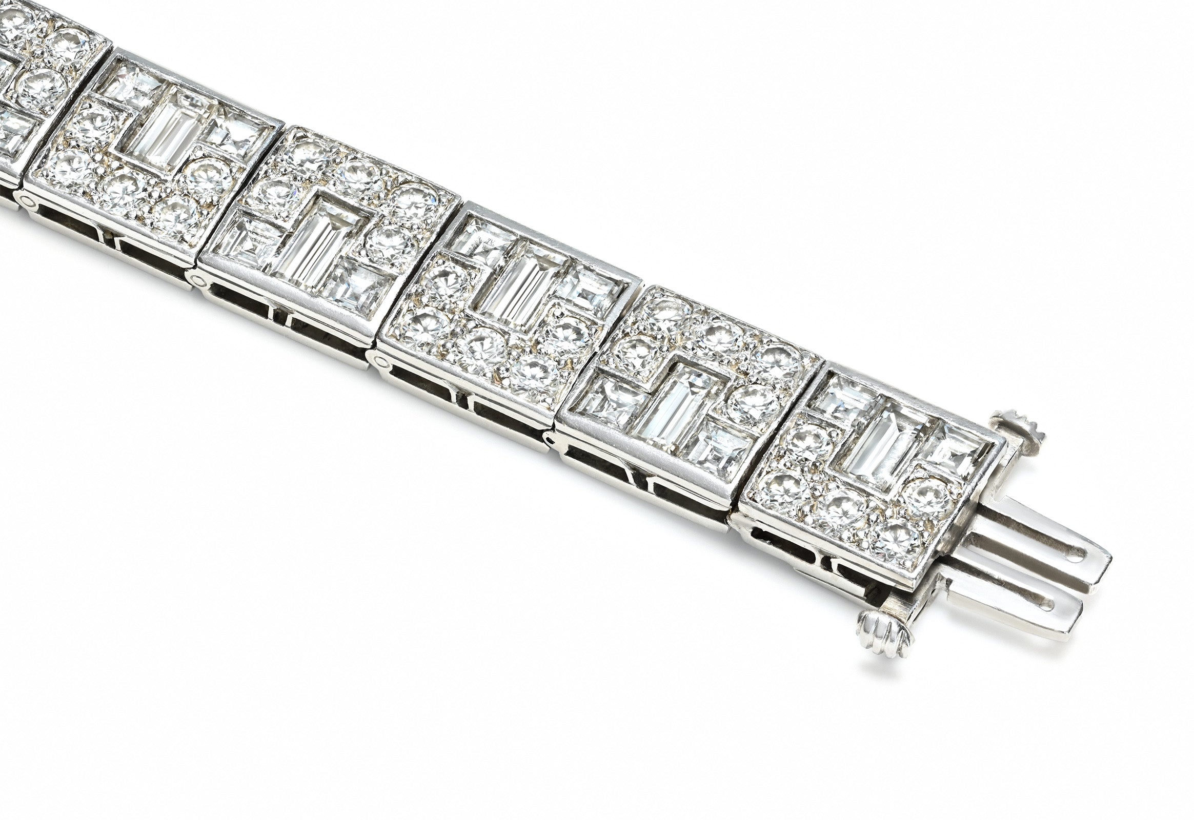 Tiffany & Co. Pt. Diamond Bracelet