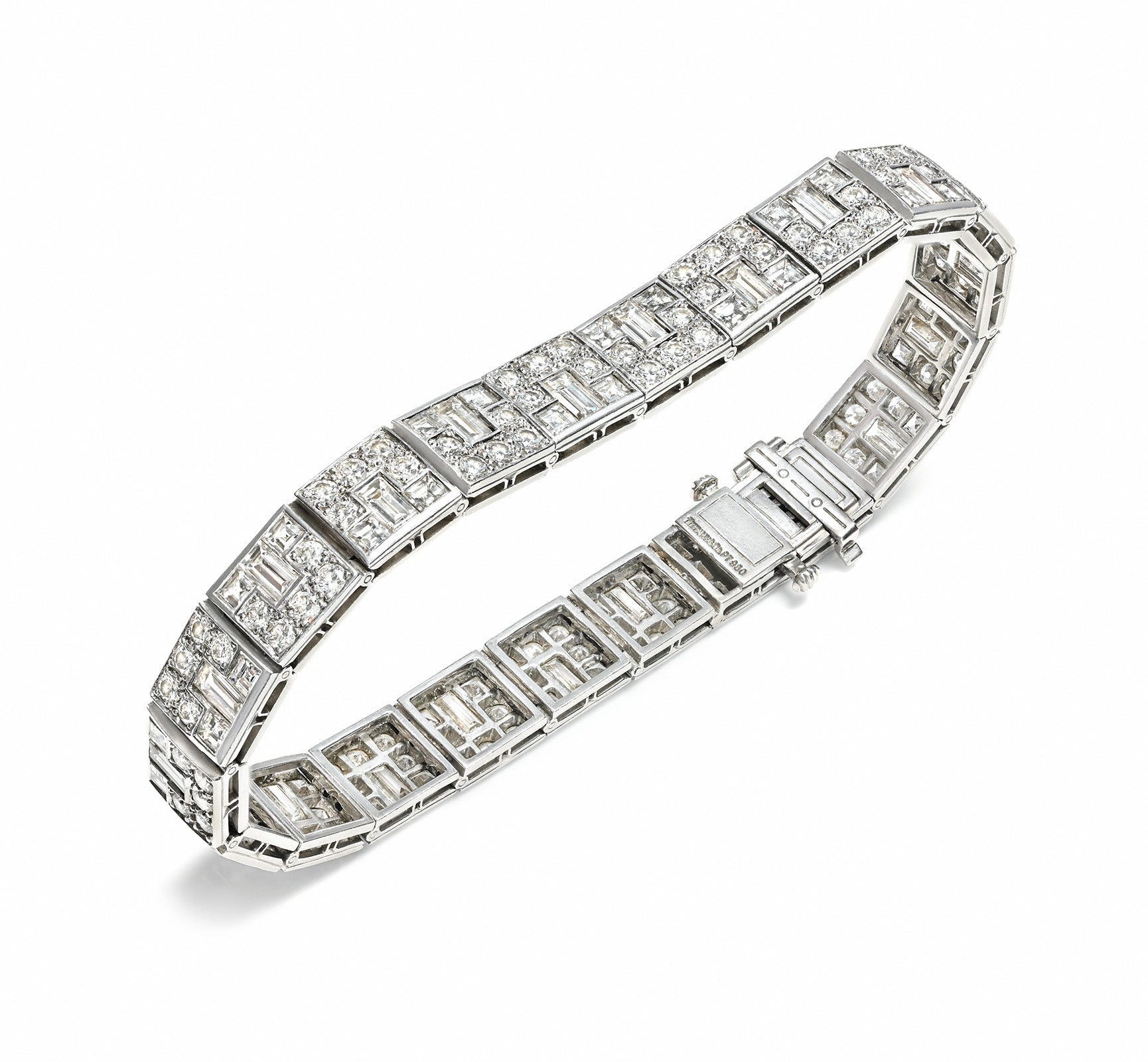 Tiffany Co. Diamond Platinum Bracelet