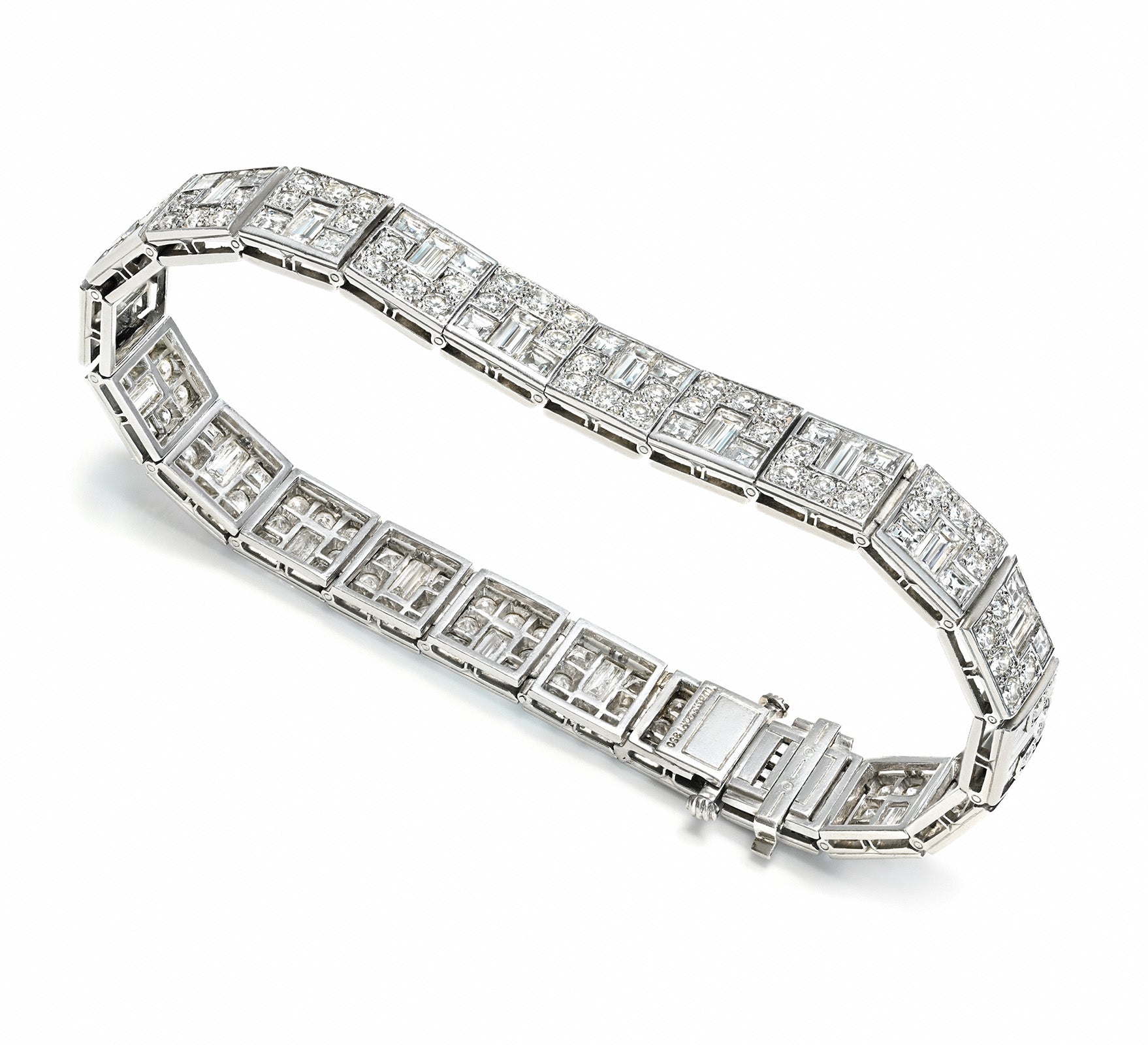 Tiffany & Co. Platinum Diamond Bracelet oscar