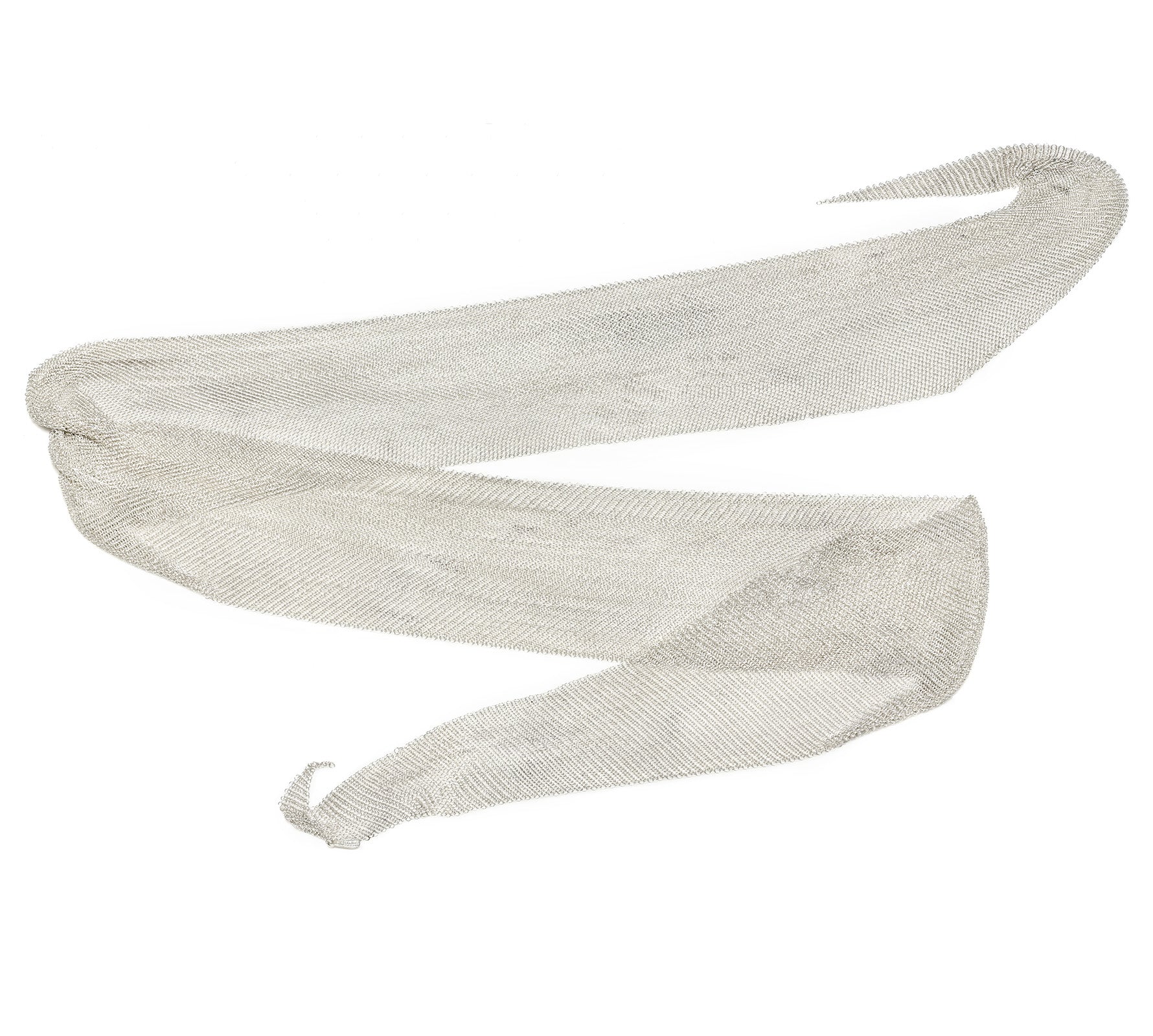 Tiffany & Co. Elsa Peretti Large 42 Inch Silver Mesh Scarf