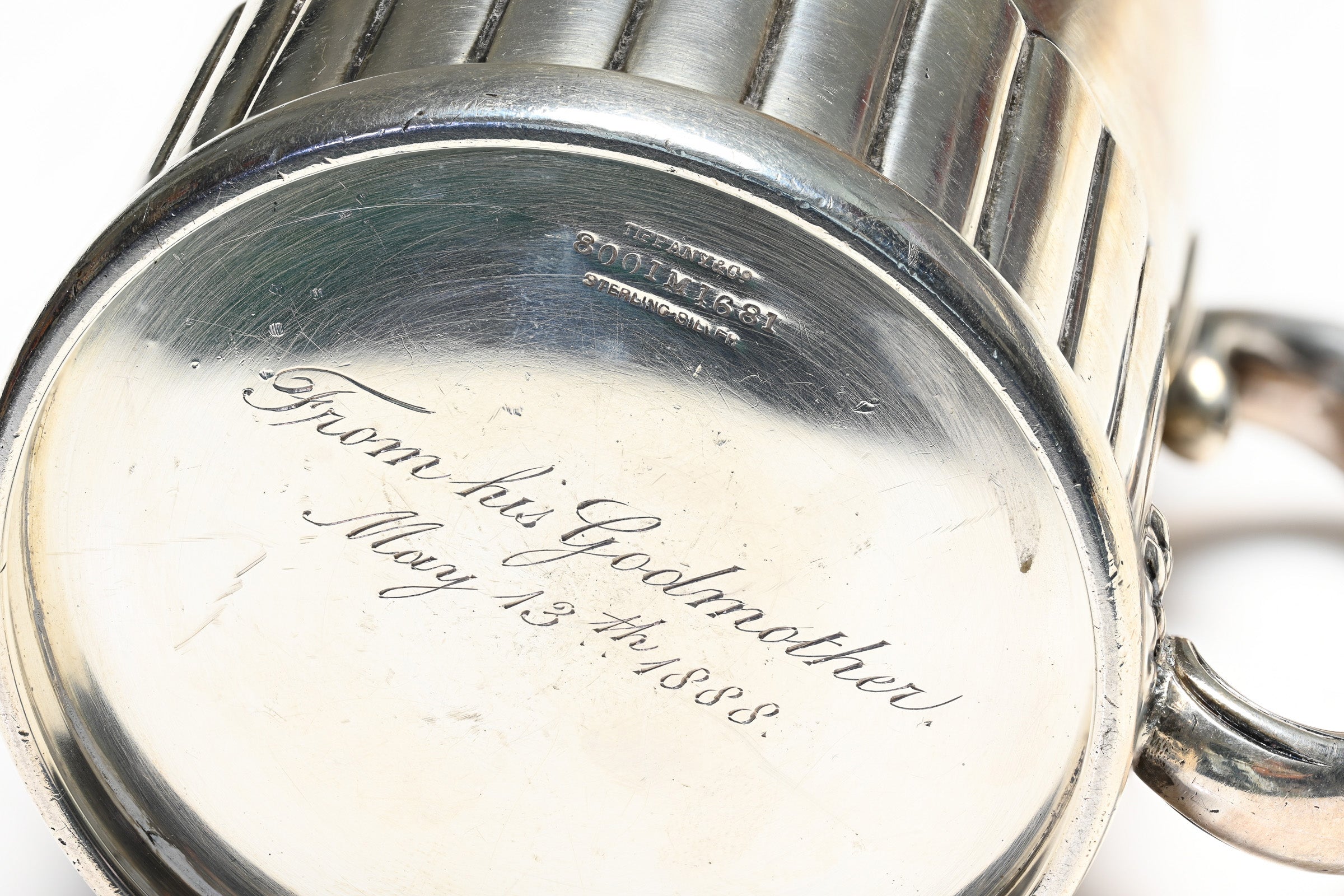 Antique Tiffany & Co. Silver Cup and Box
