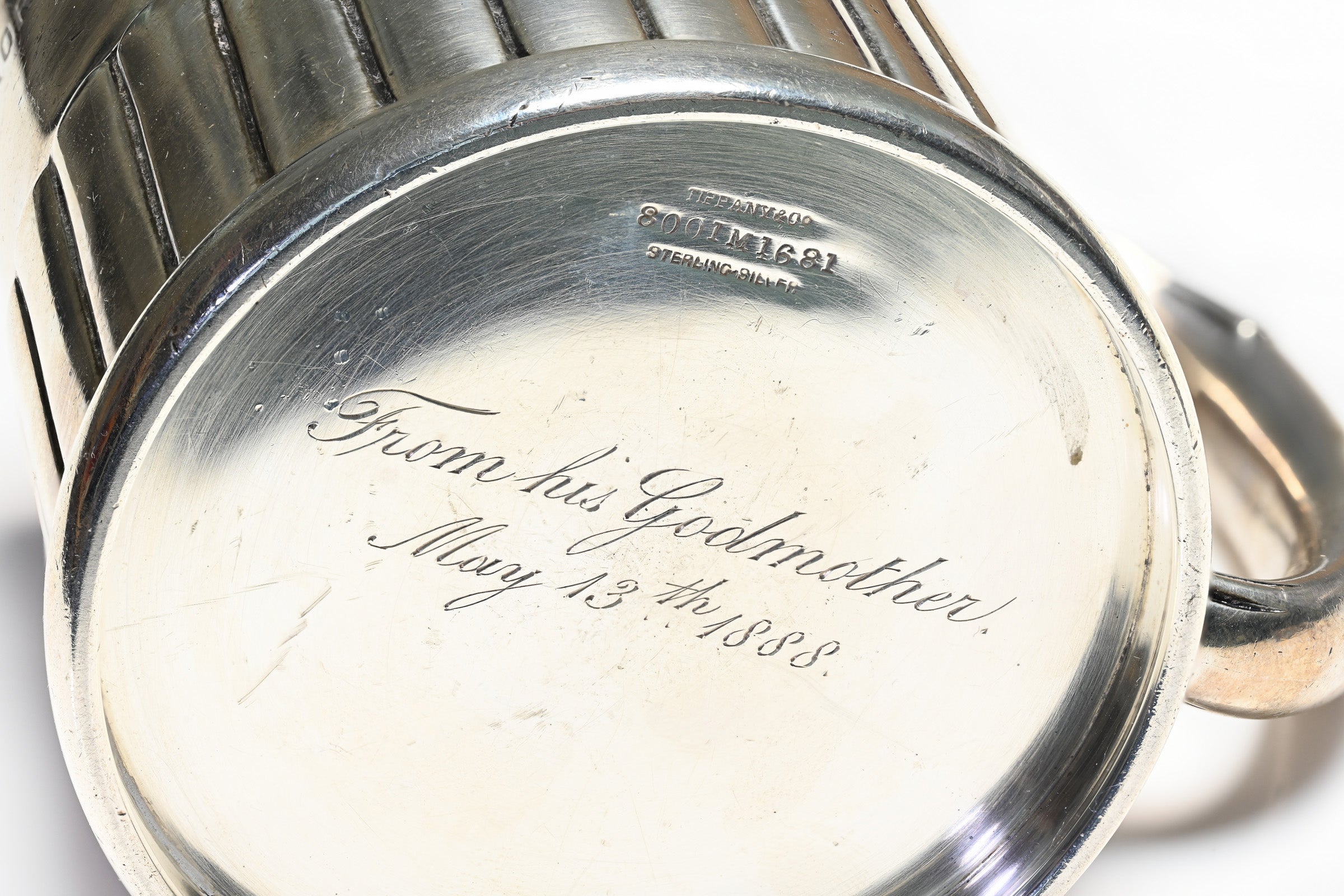 Antique Tiffany & Co. Silver Cup and Box