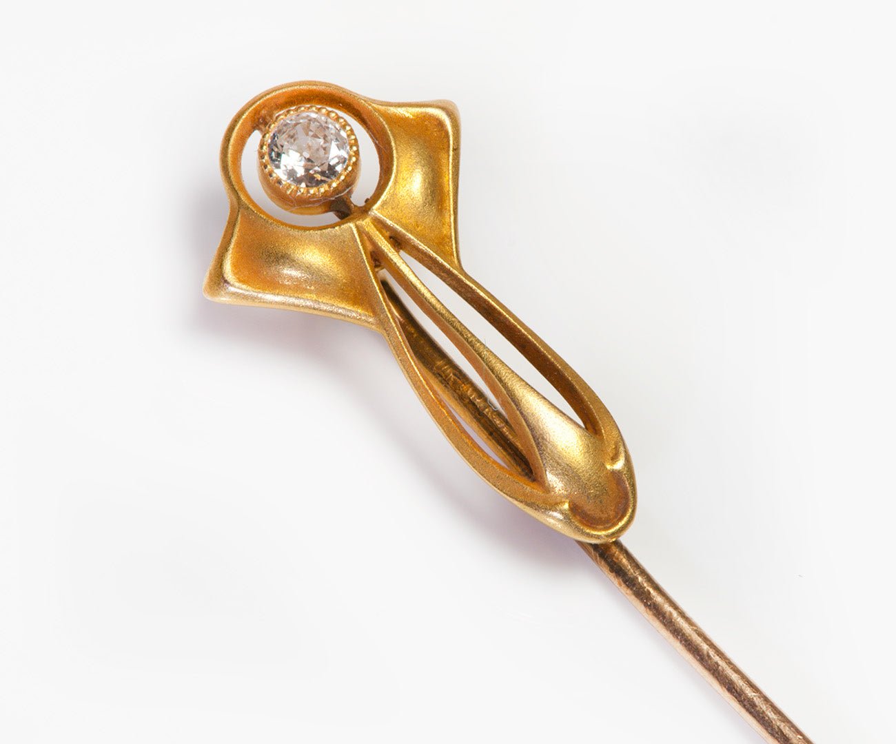Transitional Gold Diamond Stick Pin