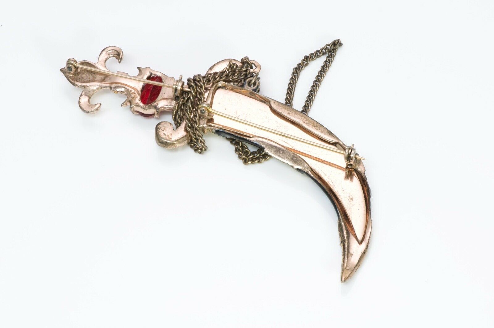 Urie Mandle Murray Slater Sterling Dagger Sheath Brooch