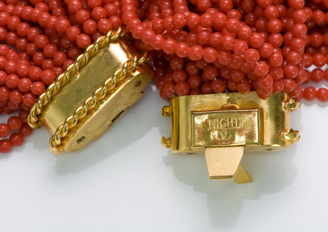 Valentino Coral Pearl Necklace