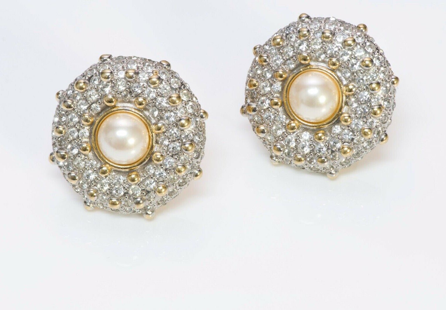 Valentino Garavani Pearl Crystal Earrings