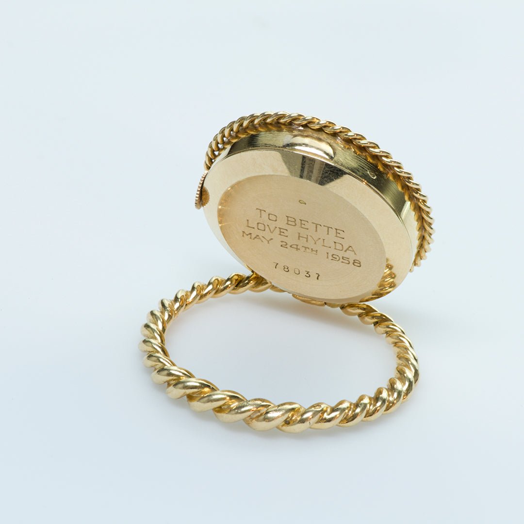Van Cleef and Arpels Gold Travel Watch