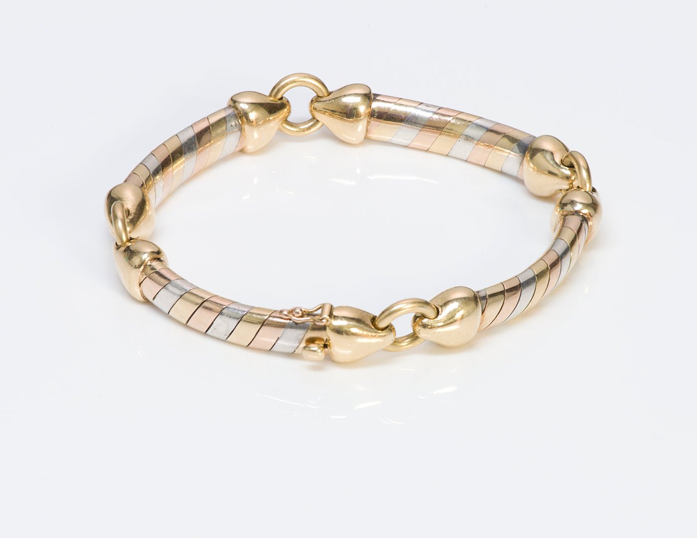 Van Cleef & Arpels 18K Gold & Silver Necklace Bracelet