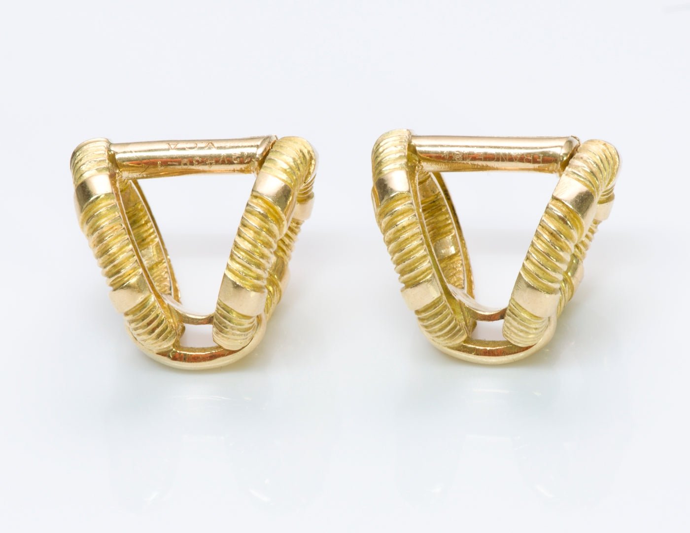 Van Cleef & Arpels France 18K Gold Cufflinks