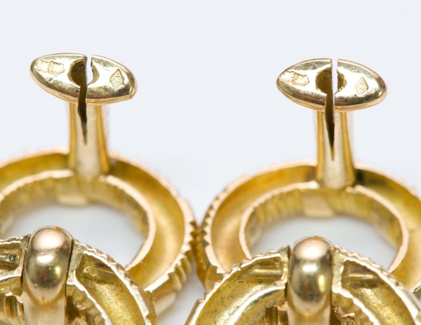 Van Cleef & Arpels France 18K Gold Cufflinks
