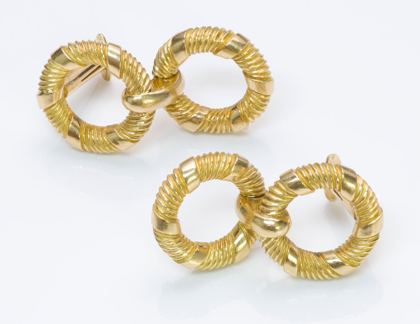 Van Cleef & Arpels France 18K Gold Cufflinks