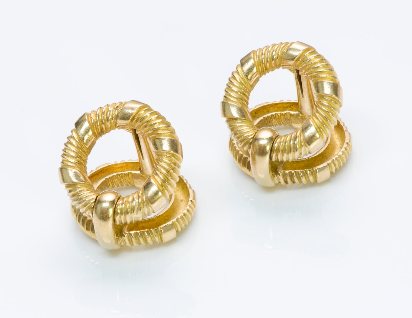 Van Cleef & Arpels France 18K Gold Cufflinks