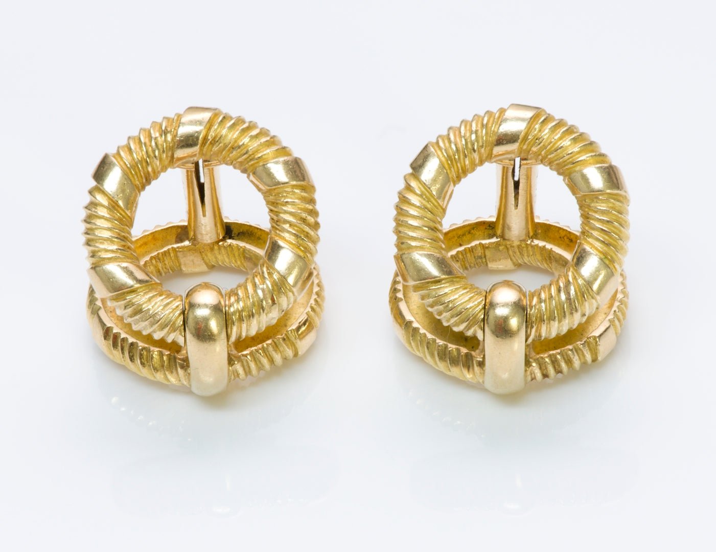 Van Cleef & Arpels France 18K Gold Cufflinks