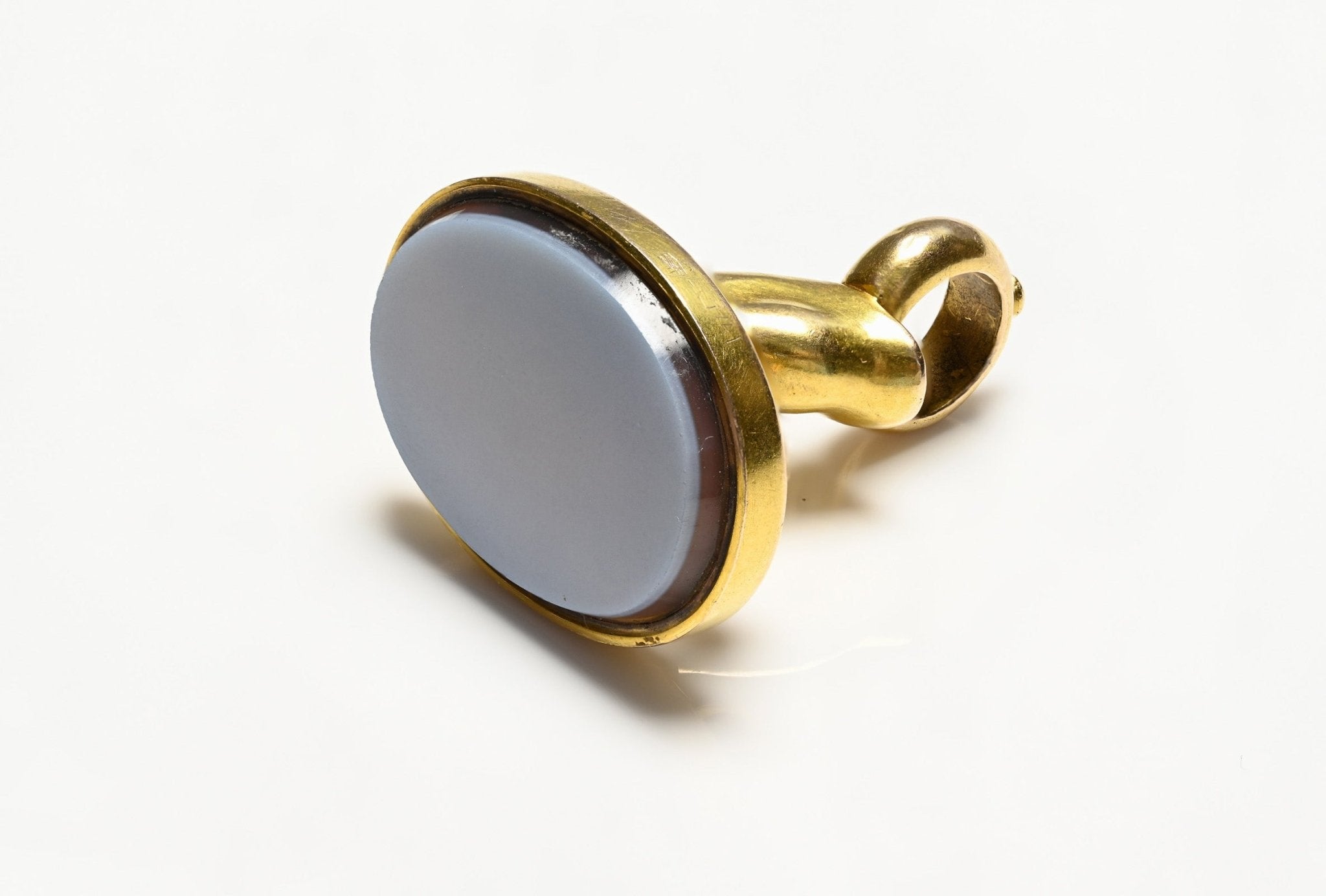 Victorian Agate Gold Hand Fob