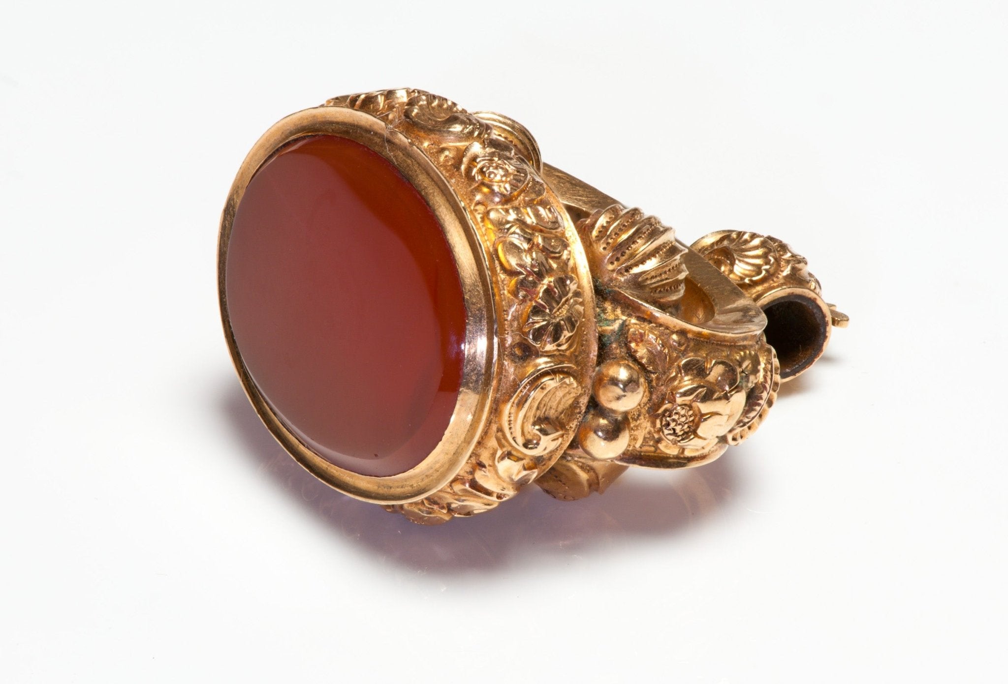 Victorian Gold Carnelian Fob