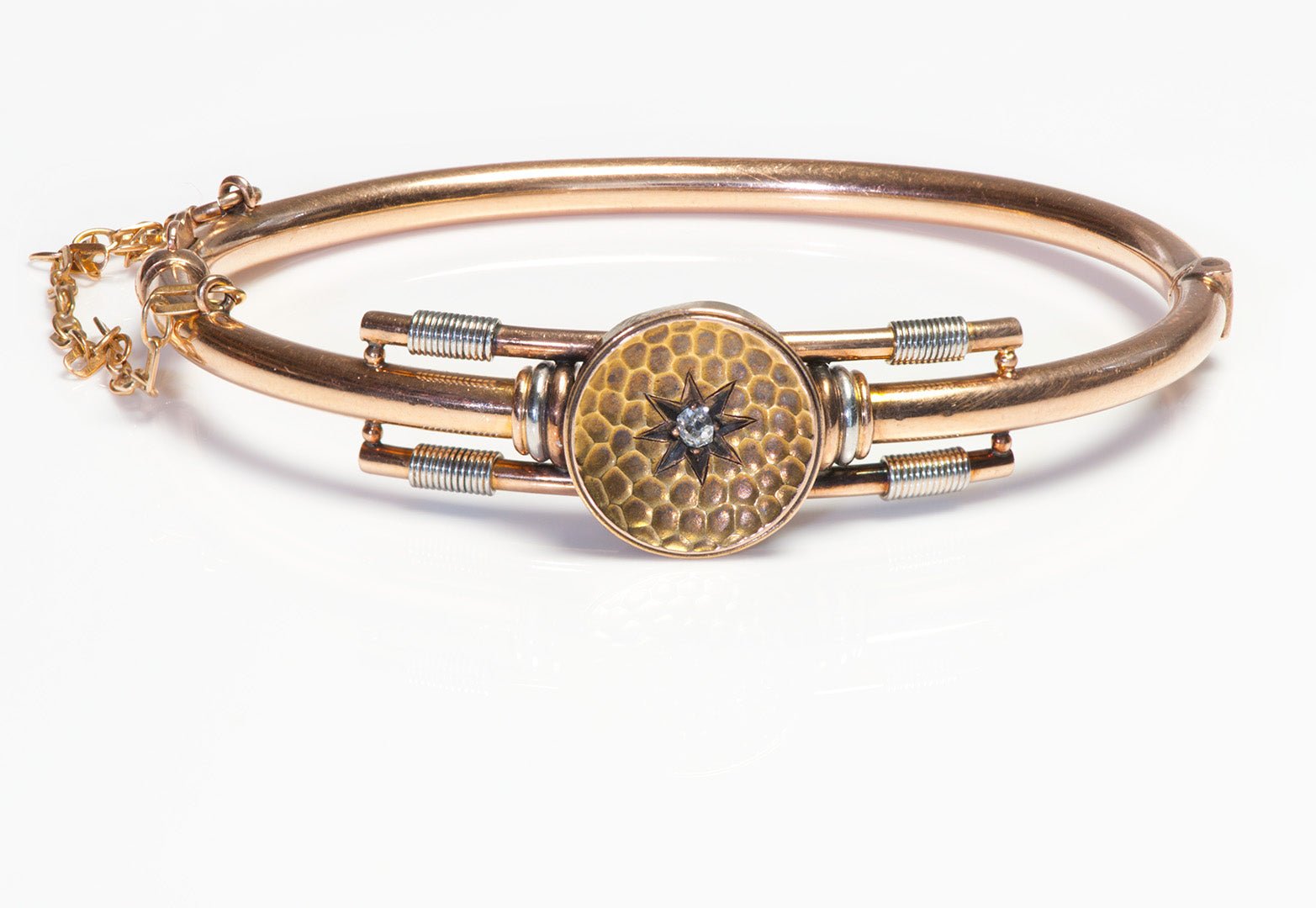 Victorian Gold Diamond Bangle