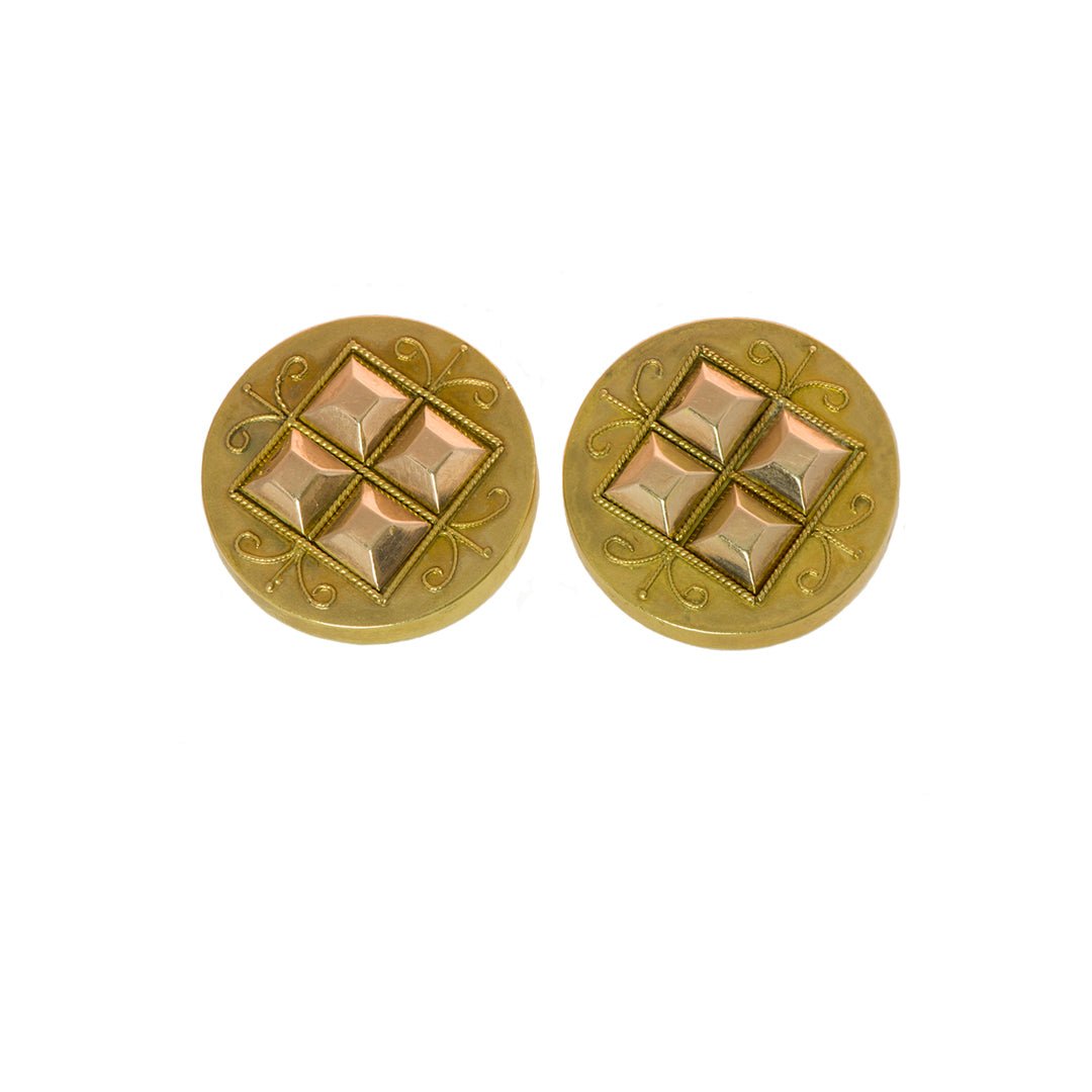 Victorian Gold Earrings