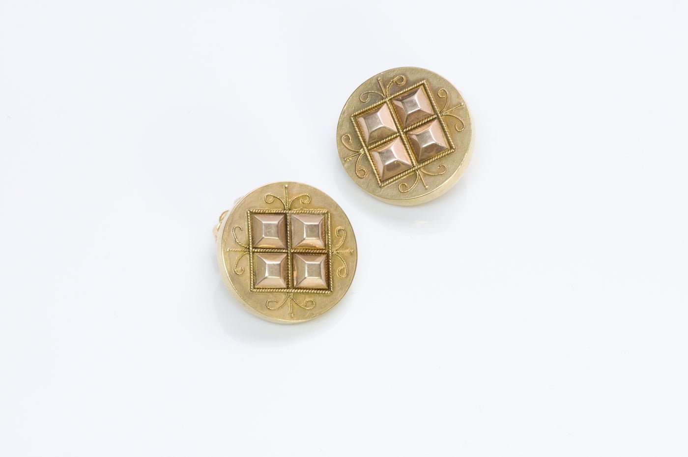Victorian Gold Earrings