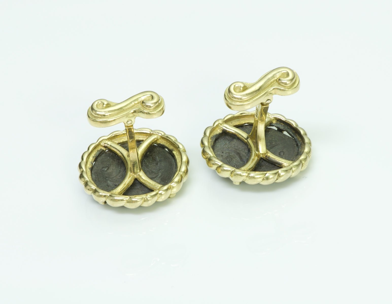 Vintage 18K Gold Coin Cufflinks