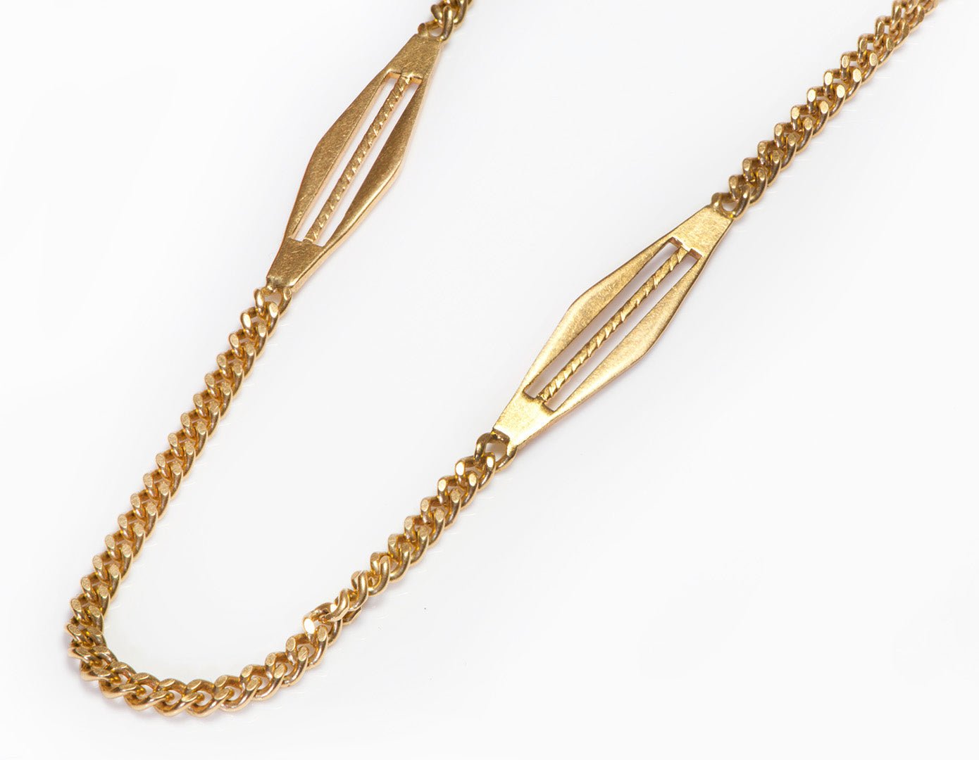 Vintage 18K Yellow Gold Chain Necklace