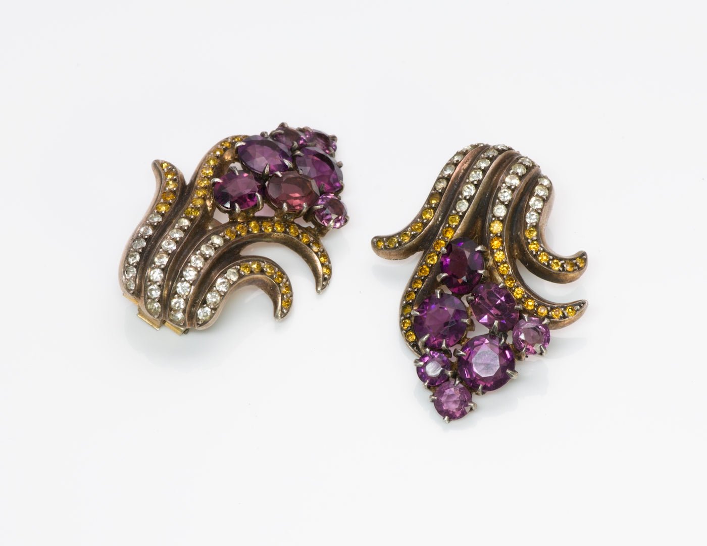 Vintage 1940’s Crystal Earrings