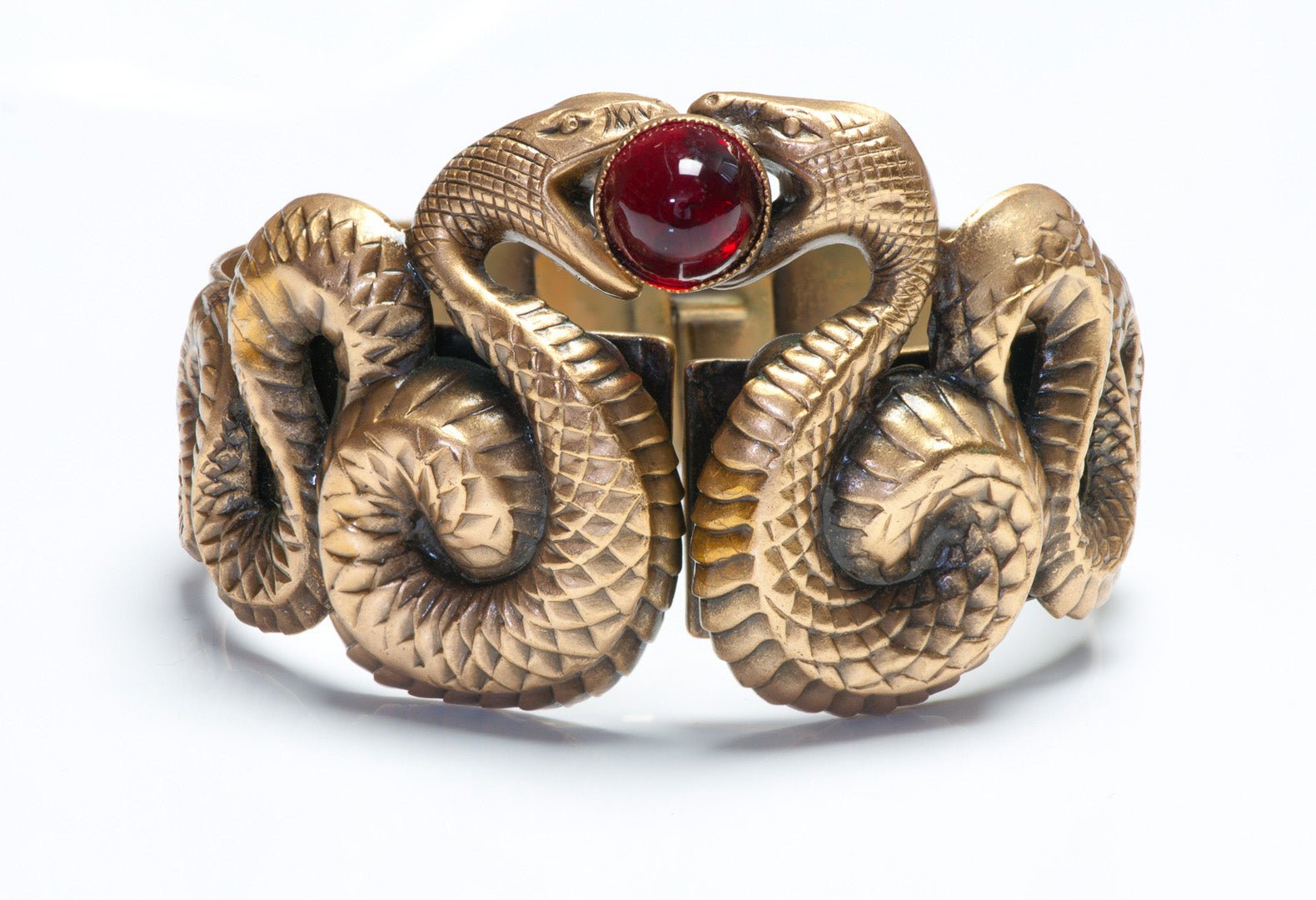 Vintage 1940’s Joseff of Hollywood Cleopatra Snake Earrings Bracelet Set