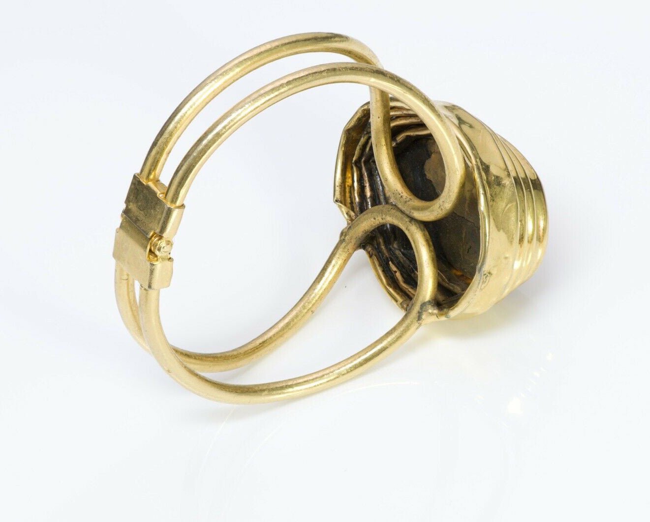 Vintage 1950's Madame Gres Robert Goossens Red Bangle Bracelet