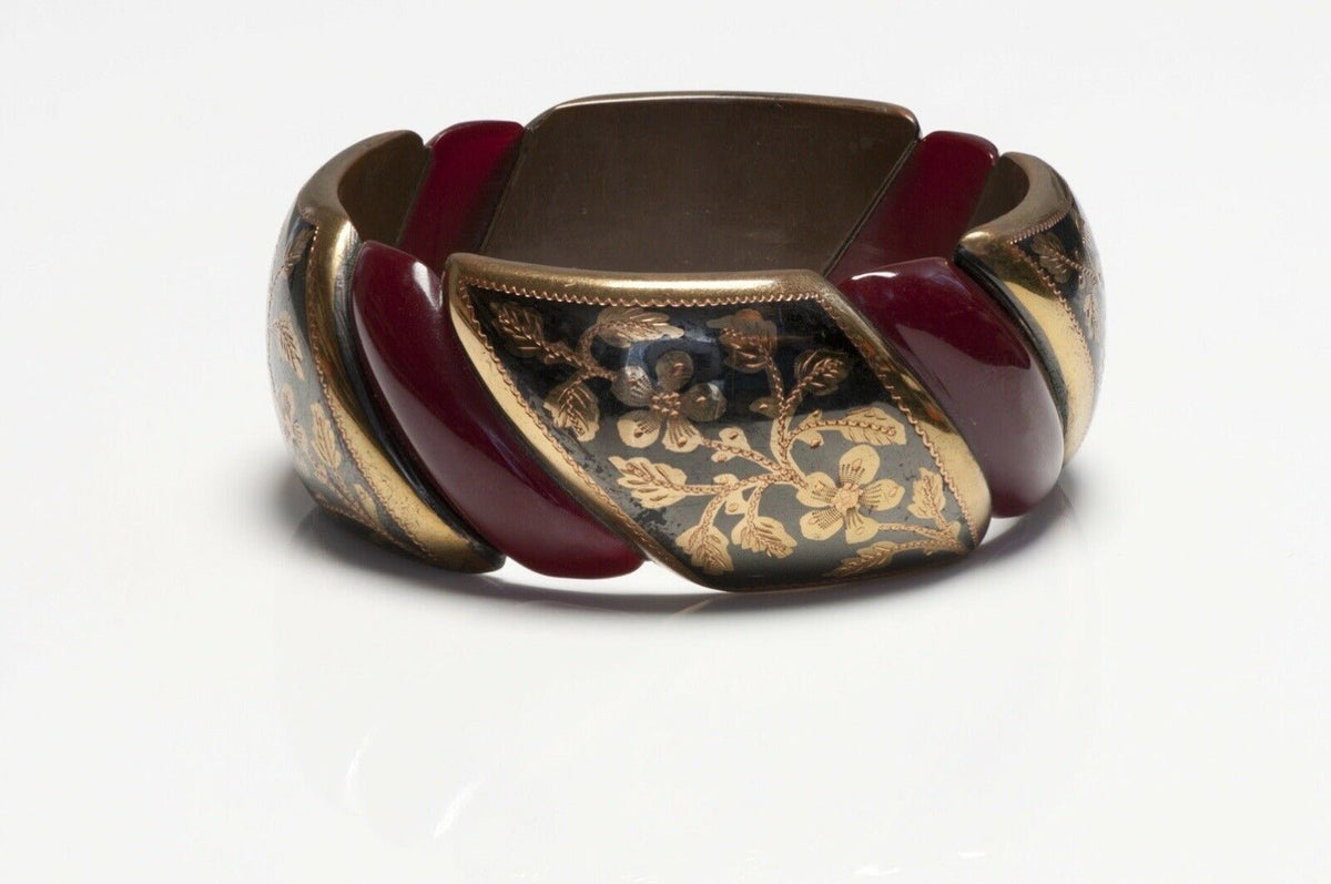 Bracelet Ancien Bakélite - Style Bangle Vintage - Occasion - Bijou Rétro