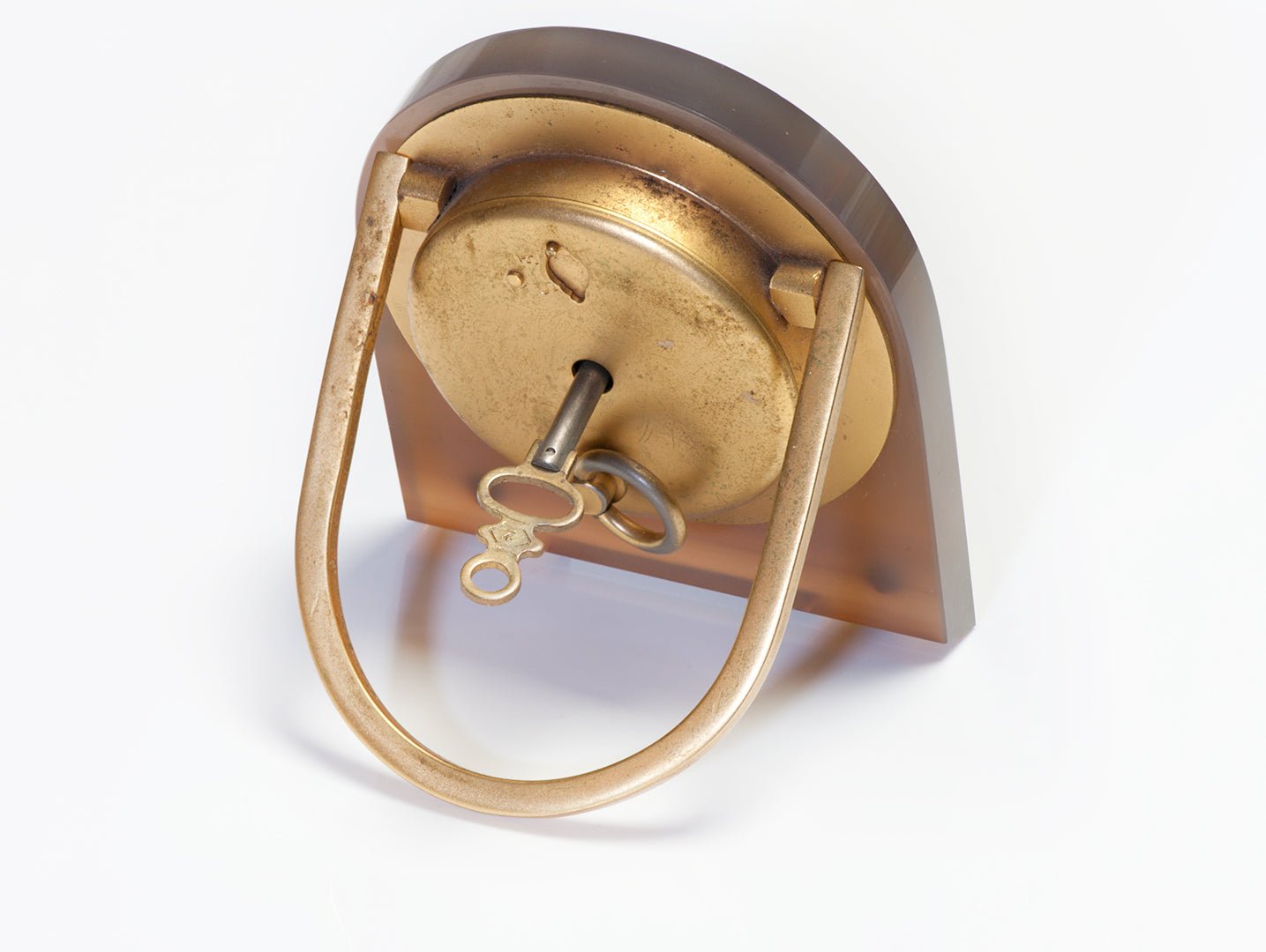 Vintage Art Deco Cartier Agate Clock